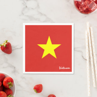 Vietnam & Vietnamese Flag party fashion /sport fan Napkin