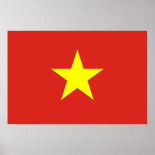 Vietnam – Vietnamese Flag Poster