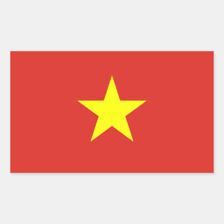 Vietnam – Vietnamese Flag Rectangular Sticker