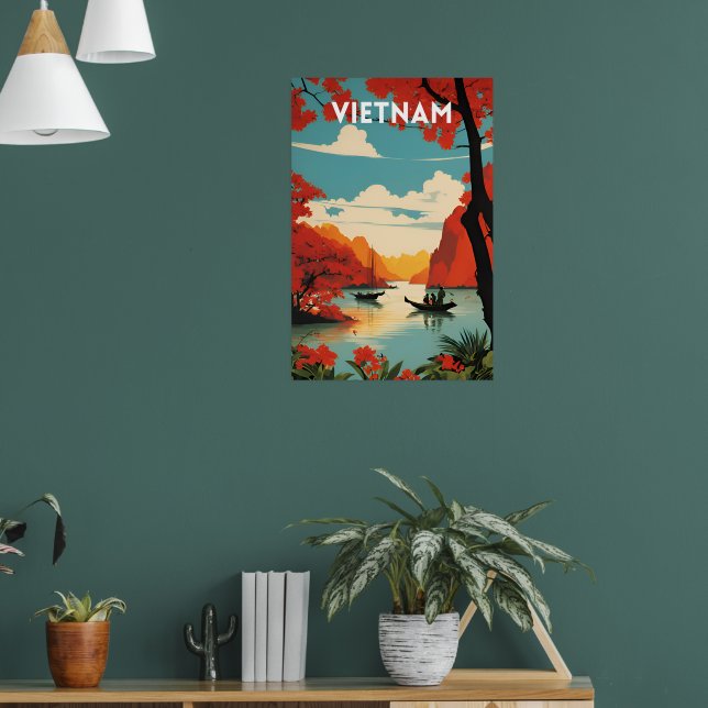Vietnam Vintage Poster (Living Room 1)