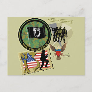 Vietnam War Postcard