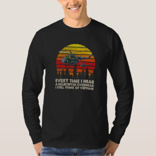 Vietnam War Veterans I Still Think Of Vietnam Memo T-Shirt