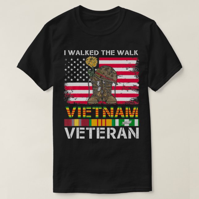 Vietnam War  Vietnam Veteran T shirt Gift  Us Vete (Design Front)