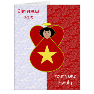 Vietnamese Angel Flag on Red and White