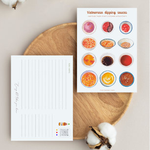 Vietnamese Dipping Sauces Postcard