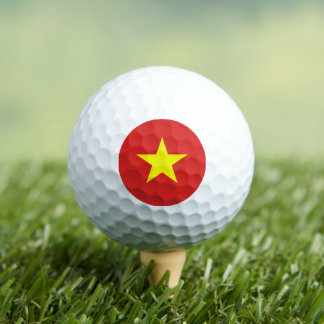 Vietnamese Flag, Flag of Vietnam Golf Balls