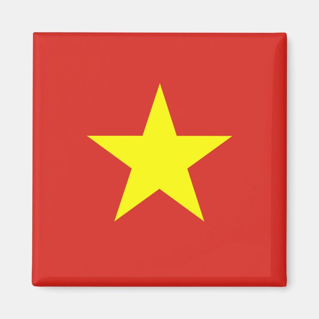 Vietnamese flag magnet (Front)
