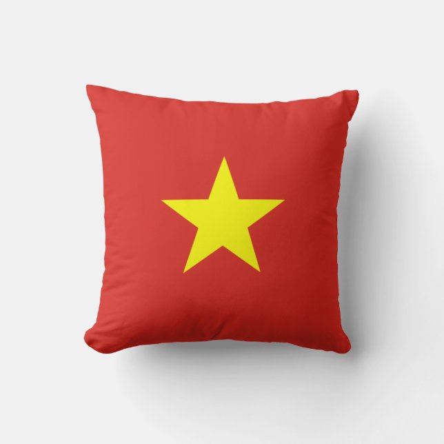Vietnamese Flag (Vietnam) Cushion (Front)