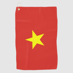 Vietnamese Flag & Vietnam golf holiday /sports Towel