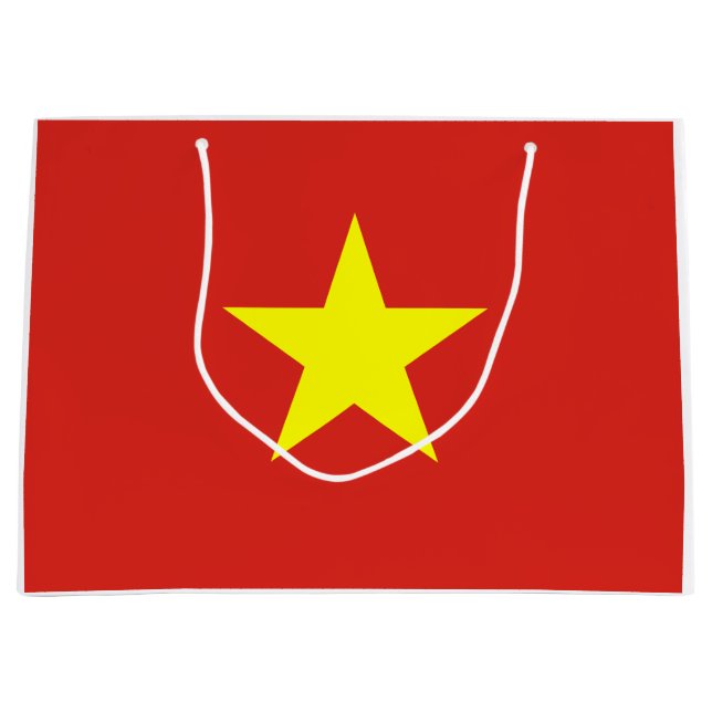 Vietnamese Flag (Vietnam) Large Gift Bag (Front)