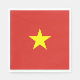 Vietnamese Flag (Vietnam) Napkin