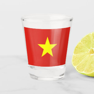 Vietnamese Flag (Vietnam) Shot Glass