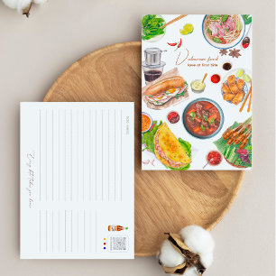 Vietnamese Food Postcard