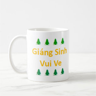vietnamese giáng sinh vui ve coffee mug