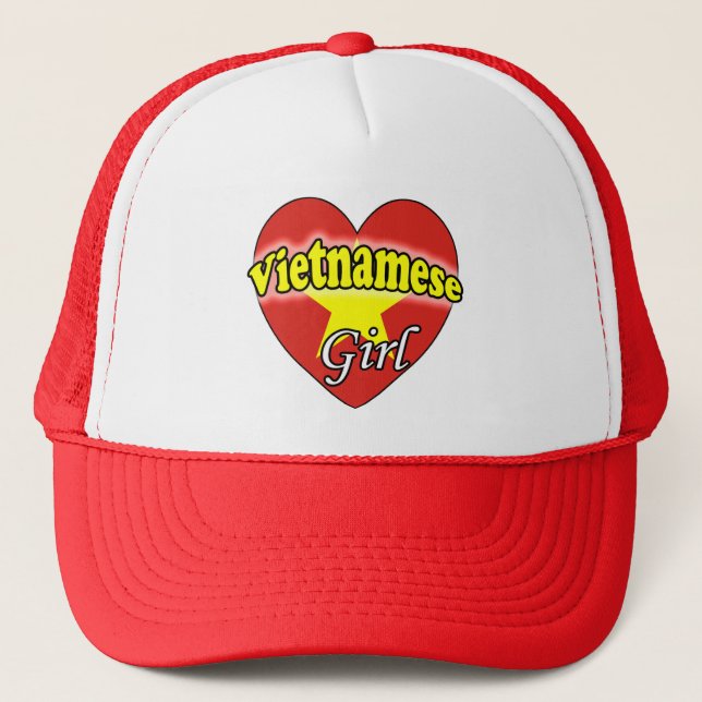 Vietnamese Girl Trucker Hat (Front)