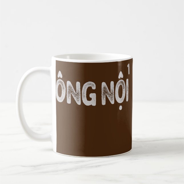 Vietnamese Grandpa Of One Funny Ong Noi Mens  Coffee Mug (Left)