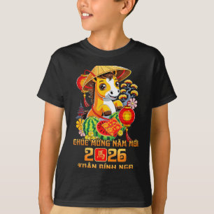 Vietnamese Lunar New Year Chuc Mung Nam Moi 2026 H T-Shirt