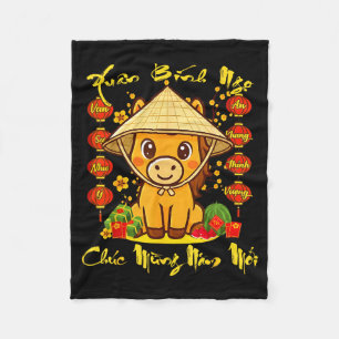 Vietnamese Lunar New Year - Tet 2026 Year Of The H Fleece Blanket