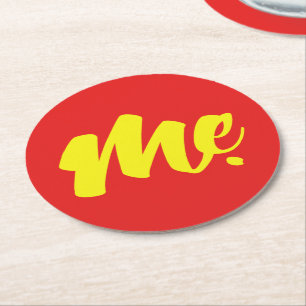 Vietnamese Mother - Mẹ ~ Tiếng Việt Language Round Paper Coaster