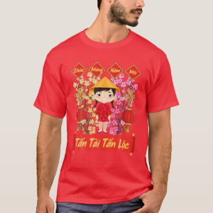 Vietnamese New Year Decorations   Tet 2022 Chuc Mu T-Shirt