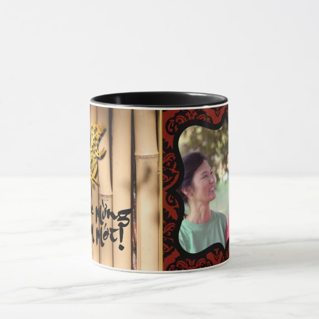 Vietnamese New Year Rat 2020 Family Greeting Mug 2 (Center)