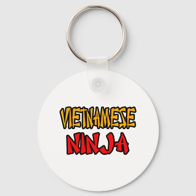 Vietnamese Ninja Key Ring (Front)