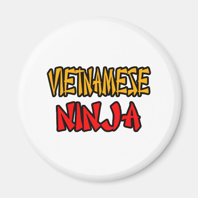 Vietnamese Ninja Magnet (Front)