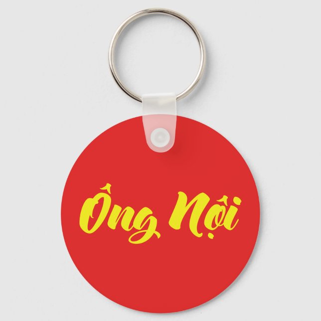 Vietnamese (Paternal) Grandfather - Ông Nội Key Ring (Front)