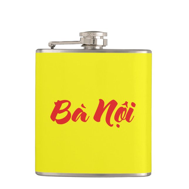 Vietnamese (Paternal) Grandmother - Bà Nội Hip Flask (Front)