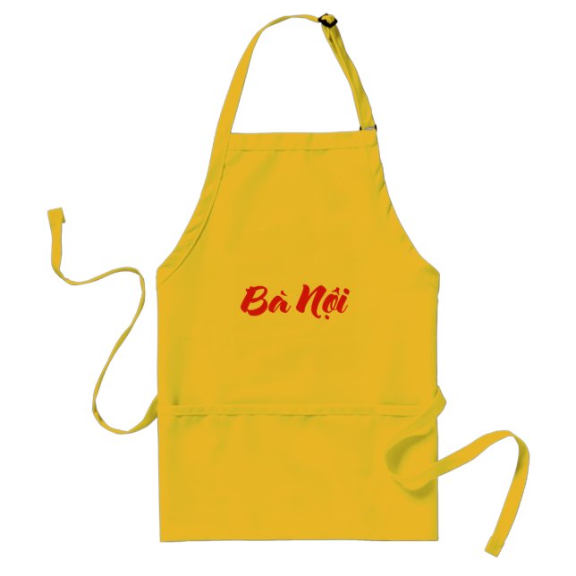 Vietnamese (Paternal) Grandmother - Bà Nội Standard Apron (Front)