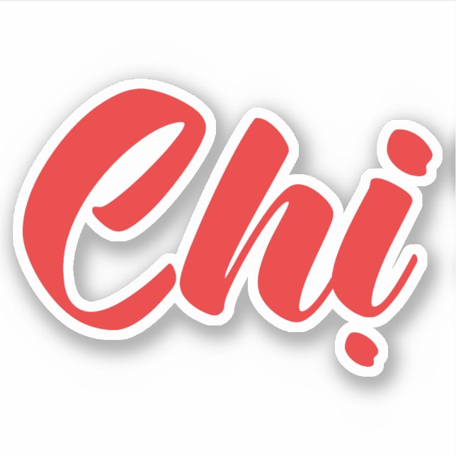 Vietnamese Sister - Chị ~ Tiếng Việt Language (Front)