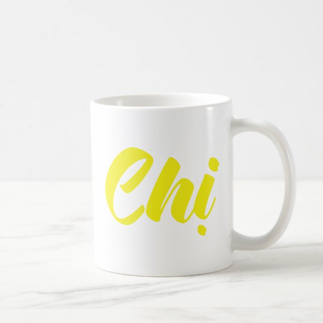 Vietnamese Sister - Chị ~ Tiếng Việt Language Coffee Mug (Right)