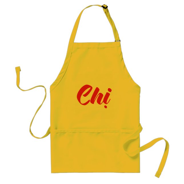 Vietnamese Sister - Chị ~ Tiếng Việt Language Standard Apron (Front)