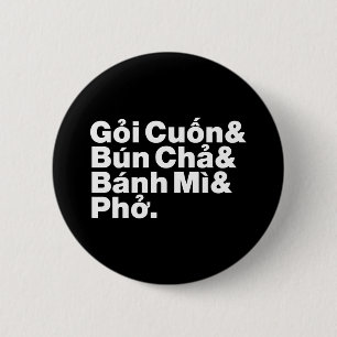 Vietnamese Street Food 6 Cm Round Badge