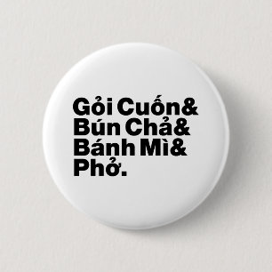 Vietnamese Street Food 6 Cm Round Badge