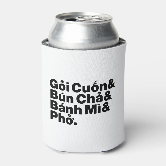 Vietnamese Street Food Can Cooler (Can Front)