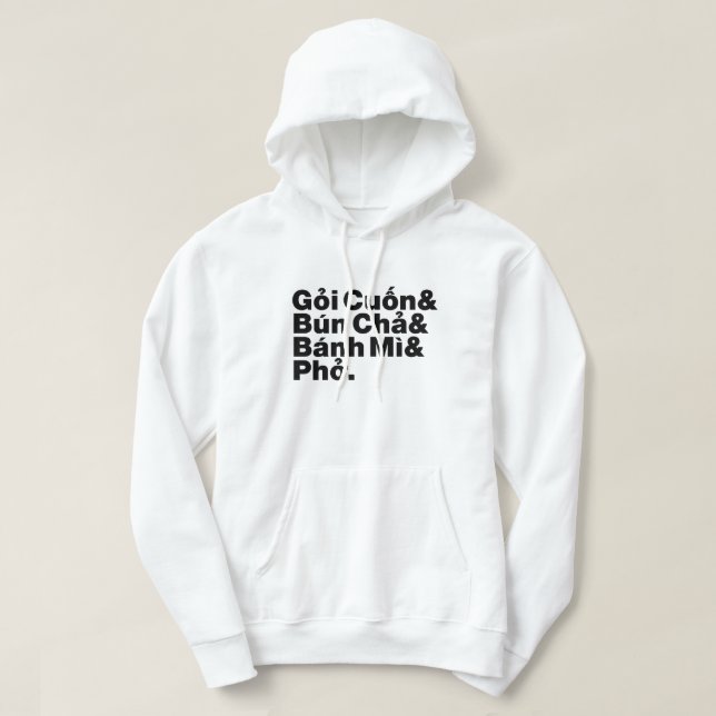 Vietnamese Street Food Hoodie (Design Front)