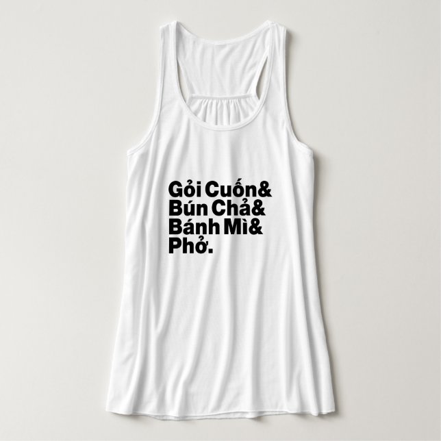Vietnamese Street Food Singlet (Design Front)