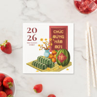 Vietnamese Tet 2026 with Symbolic Fruits & Flowers