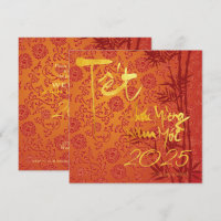 Vietnamese Têt Celebration gold decorated SFC