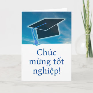 Vietnamese thiệp chúc mừng tốt nghiệp Graduation  Card