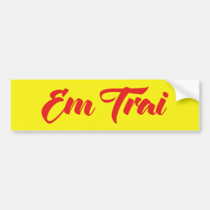 Vietnamese (Young) Brother - Em Trai ~ Tiếng Việt Bumper Sticker