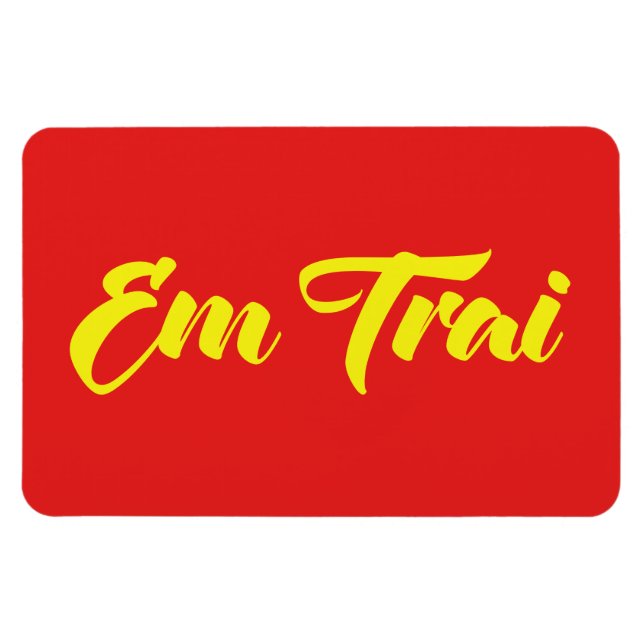Vietnamese (Young) Brother - Em Trai ~ Tiếng Việt Magnet (Horizontal)