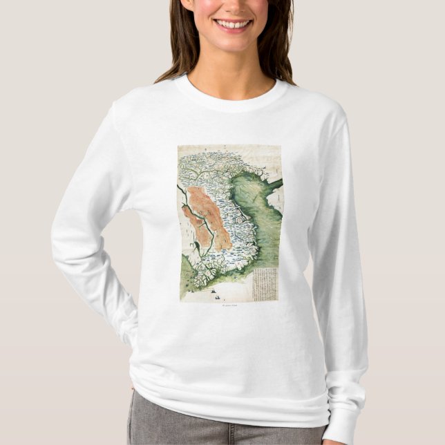 VietnamPanoramic MapVietnam T-Shirt (Front)