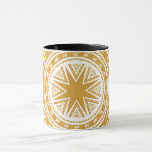 Vietnam's drum pattern mug