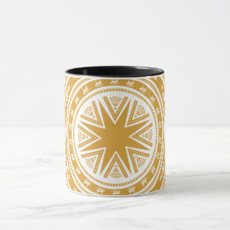 Vietnam's drum pattern mug