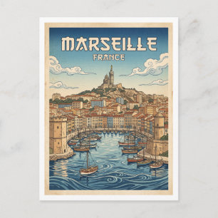 Vieux-Port de Marseille France Postcard