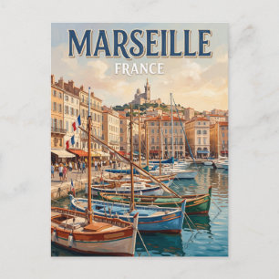 Vieux Port Marseille France Postcard