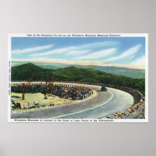 View a Sweeping Curve of the Memorial Hwy Poster