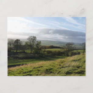 "View above Coquetdale" Northumberland Postcard
